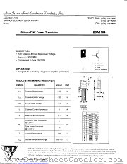 2SA1184 datasheet pdf New Jersey Semiconductor