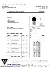 2SA1186 datasheet pdf New Jersey Semiconductor