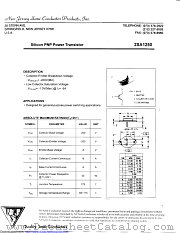 2SA1250 datasheet pdf New Jersey Semiconductor