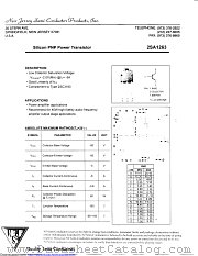 2SA1263 datasheet pdf New Jersey Semiconductor