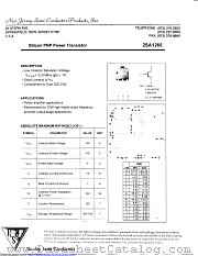 2SA1265 datasheet pdf New Jersey Semiconductor
