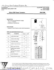 2SA1358 datasheet pdf New Jersey Semiconductor