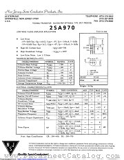 2SA970 datasheet pdf New Jersey Semiconductor