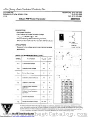 2SB1604 datasheet pdf New Jersey Semiconductor