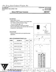 2SB1607 datasheet pdf New Jersey Semiconductor