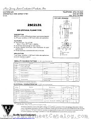 2SC2131 datasheet pdf New Jersey Semiconductor