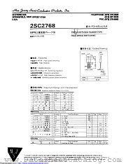 2SC2768 datasheet pdf New Jersey Semiconductor