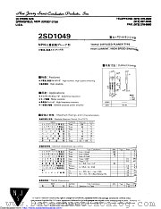 2SD1049 datasheet pdf New Jersey Semiconductor