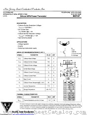 BDY47 datasheet pdf New Jersey Semiconductor