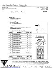 BDY76 datasheet pdf New Jersey Semiconductor