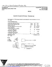 BF926 datasheet pdf New Jersey Semiconductor