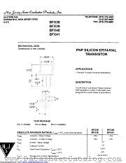 BFX39 datasheet pdf New Jersey Semiconductor