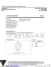 BLV10 datasheet pdf New Jersey Semiconductor