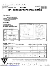 BLV33F datasheet pdf New Jersey Semiconductor
