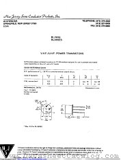 BLX65S datasheet pdf New Jersey Semiconductor