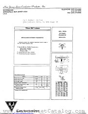 BLY93A datasheet pdf New Jersey Semiconductor