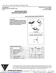 BUW32 datasheet pdf New Jersey Semiconductor