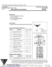 BUY72 datasheet pdf New Jersey Semiconductor