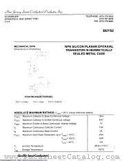 BUY82 datasheet pdf New Jersey Semiconductor