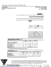 BZX55C3V datasheet pdf New Jersey Semiconductor