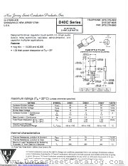 D40C8 datasheet pdf New Jersey Semiconductor
