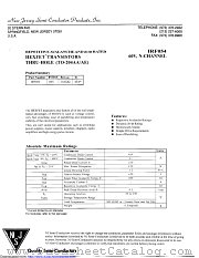 IRF054 datasheet pdf New Jersey Semiconductor