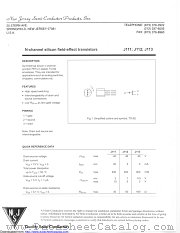 J112A datasheet pdf New Jersey Semiconductor