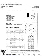 KSD5071 datasheet pdf New Jersey Semiconductor