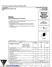 MAC218A7 datasheet pdf New Jersey Semiconductor