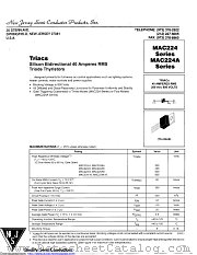 MAC224-8 datasheet pdf New Jersey Semiconductor