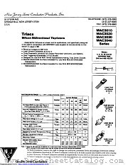 MAC3030 datasheet pdf New Jersey Semiconductor
