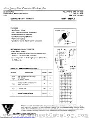MBR10150CT datasheet pdf New Jersey Semiconductor