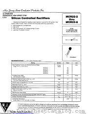 MCR22-7 datasheet pdf New Jersey Semiconductor