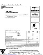 MCR264-4 datasheet pdf New Jersey Semiconductor