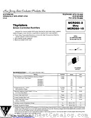 MCR265-3 datasheet pdf New Jersey Semiconductor