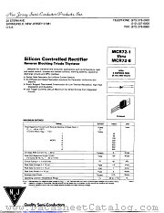 MCR72-10 datasheet pdf New Jersey Semiconductor