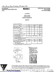 MJ10011 datasheet pdf New Jersey Semiconductor