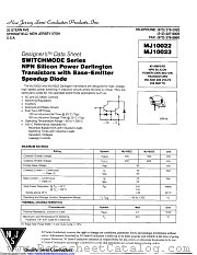MJ10022 datasheet pdf New Jersey Semiconductor
