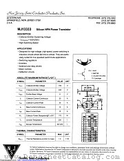 MJ13333 datasheet pdf New Jersey Semiconductor