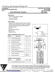 MJ13334 datasheet pdf New Jersey Semiconductor