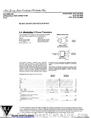 MJ16010A datasheet pdf New Jersey Semiconductor