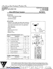 MJ16016 datasheet pdf New Jersey Semiconductor