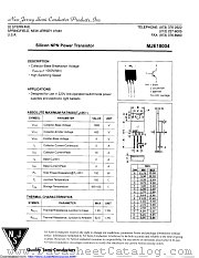 MJE18004 datasheet pdf New Jersey Semiconductor