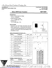 MJF13007 datasheet pdf New Jersey Semiconductor