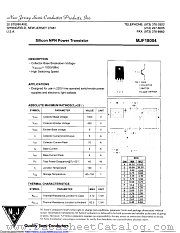 MJF18004 datasheet pdf New Jersey Semiconductor