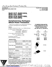 MJH11017 datasheet pdf New Jersey Semiconductor