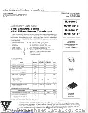 MJW16010 datasheet pdf New Jersey Semiconductor