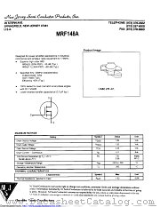 MRF148A datasheet pdf New Jersey Semiconductor