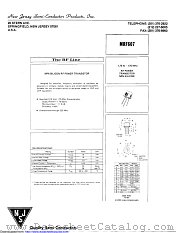 MRF607 datasheet pdf New Jersey Semiconductor