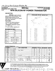 MRF894 datasheet pdf New Jersey Semiconductor